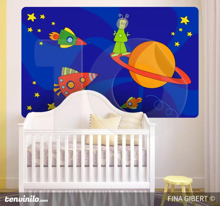 Kids Space Wall Mural - TenStickers