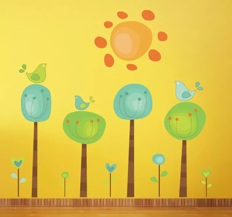 Kids Sunny Spot Wall Sticker - TenStickers