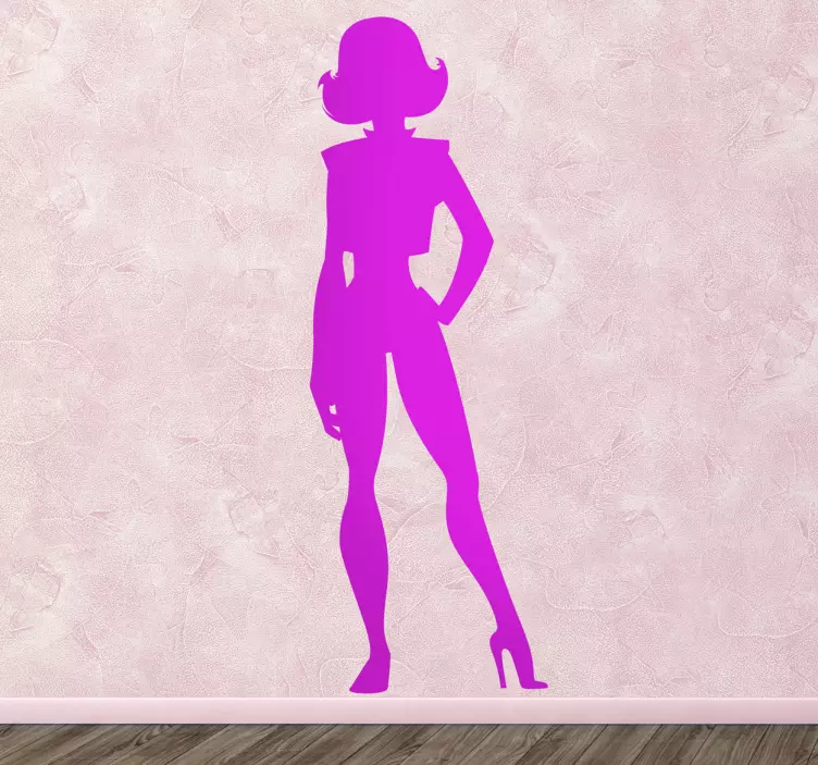 Kids Super Heroin Wall Decal - TenStickers