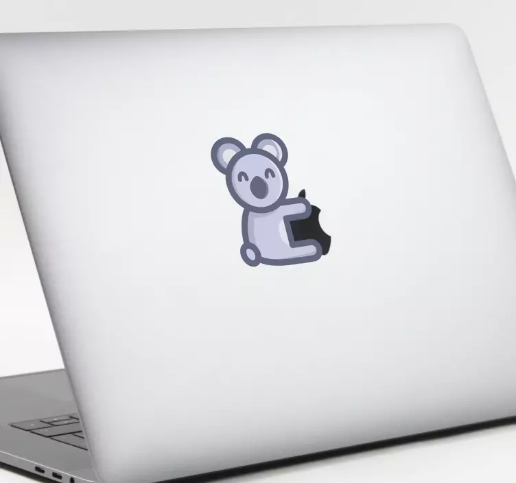 Koala Macbook laptop sticker - TenStickers