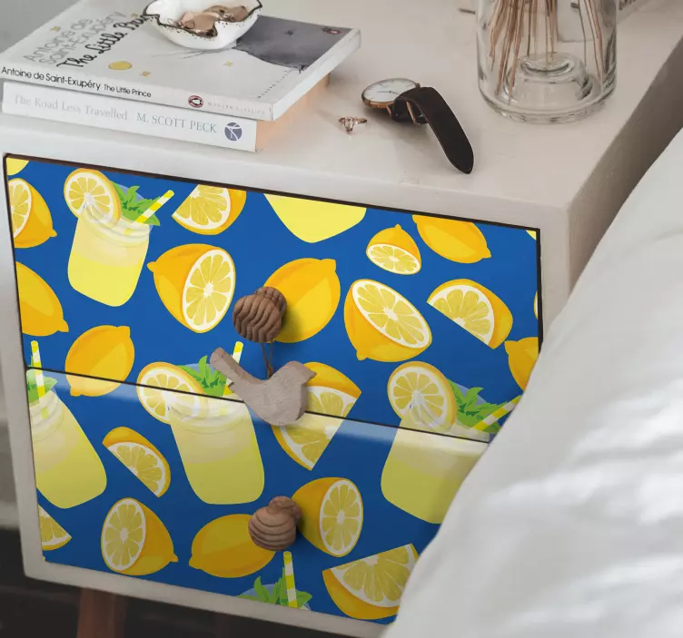 Lemon Juice furniture sticker - TenStickers