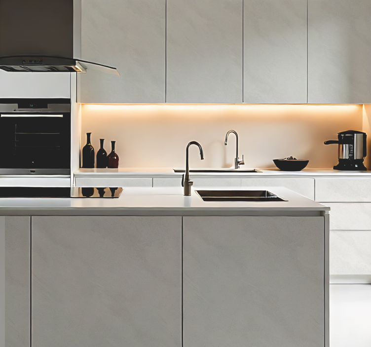 Light stone effect kitchen wall sticker - TenStickers