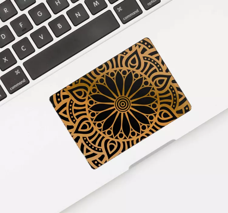 Mandala Trackpad Laptop Sticker - TenStickers