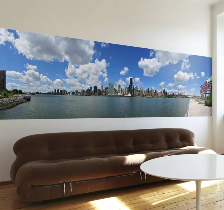 Manhattan Skyline Sticker - TenStickers