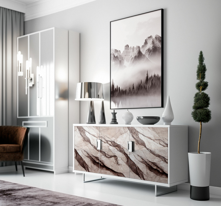 Marble texture  vinyl furniture decal   - TenStickers
