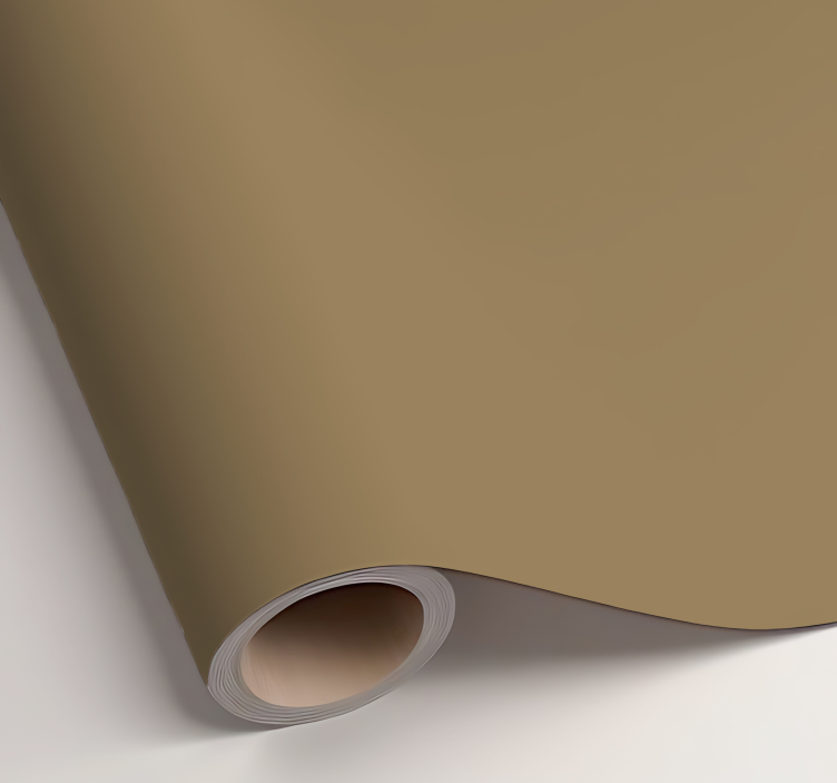 Matte Beige Brown plain sticker - TenStickers