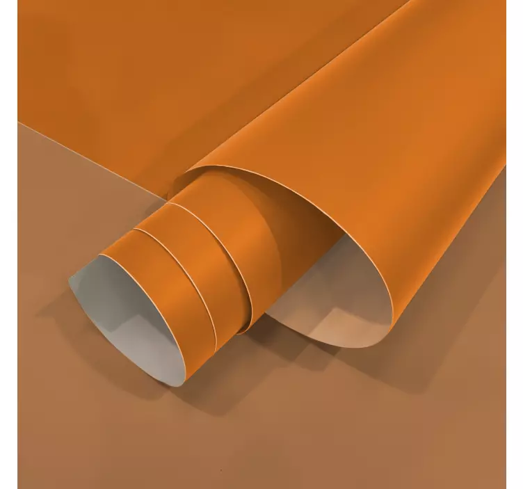 Matte Orange furniture sticker - TenStickers