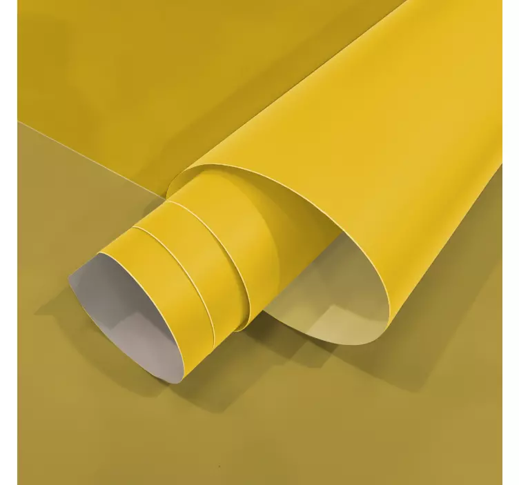 Matte Yellow furniture decal - TenStickers