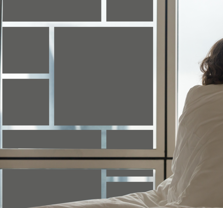 Monocolor pack of squadres  window film - TenStickers