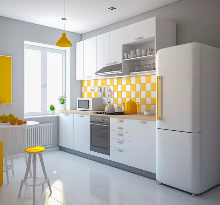 Monocolor tiles wall sticker - TenStickers