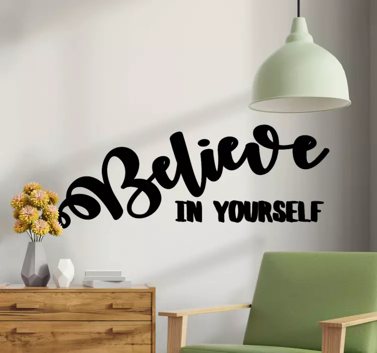Motivational Phrase quote sticker - TenStickers