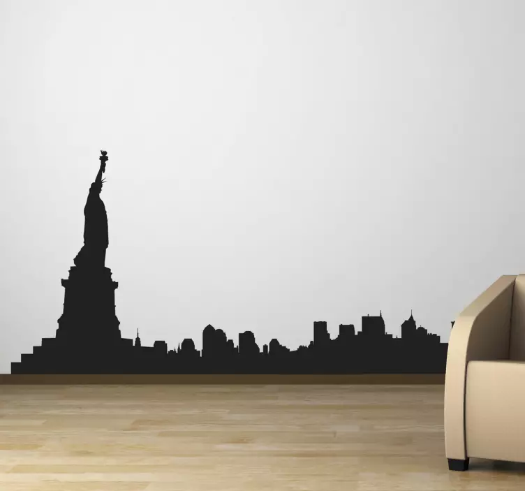New York Skyline wall Decal - TenStickers