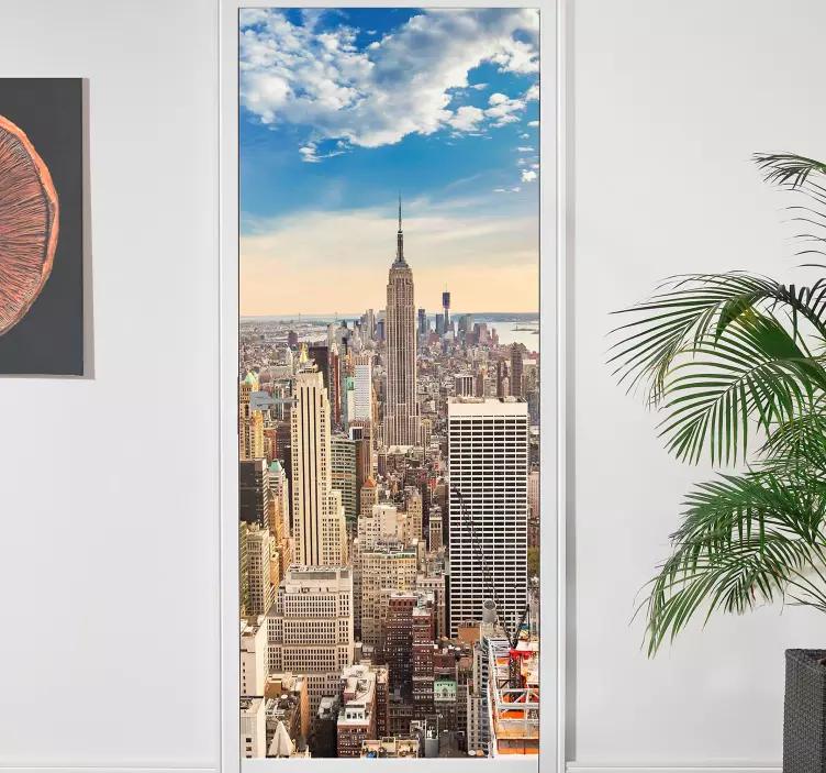 New York Skyscrapers Wall Sticker - TenStickers