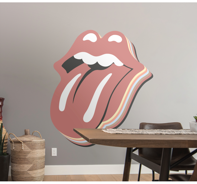 Object sticker bold lips expression - TenStickers