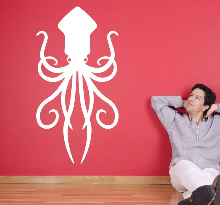 Octopus Wall Sticker - TenStickers