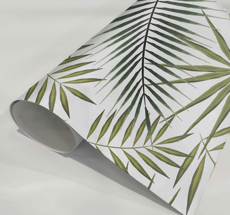 Palm Leaves furniture decal  - TenStickers