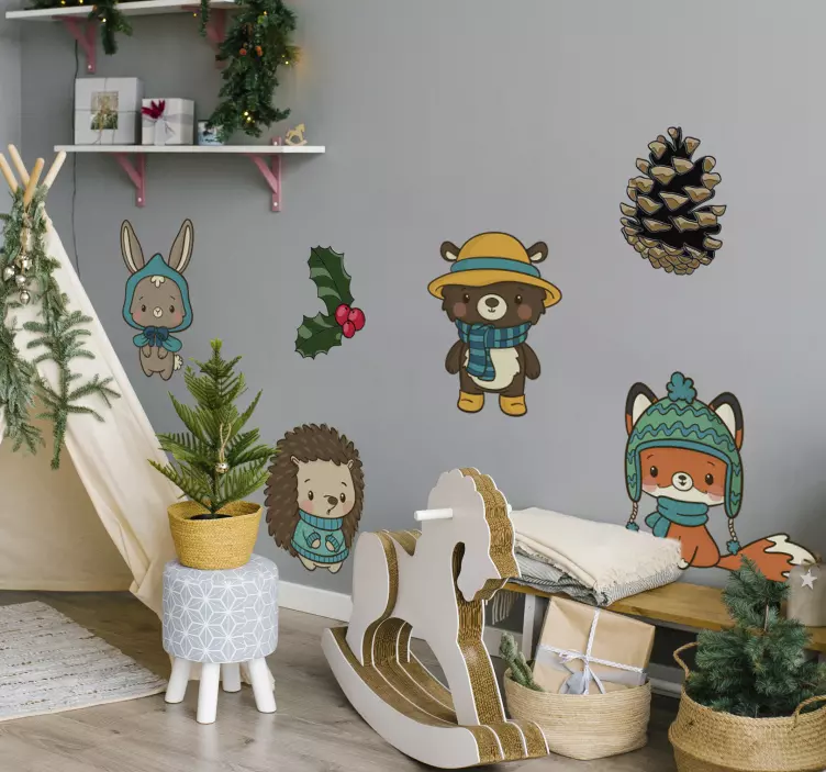 Pet sticker playful animal personalities - TenStickers