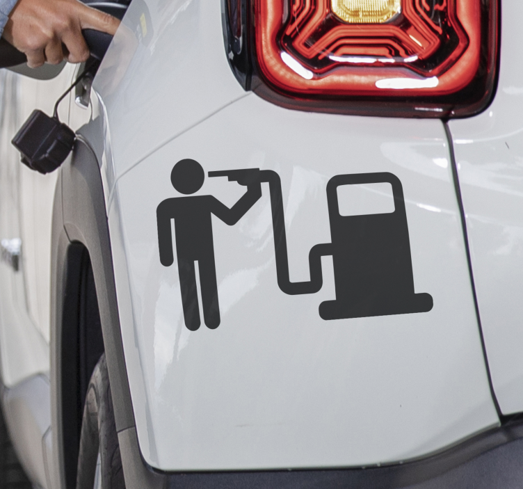 Petrol head icon car sticker - TenStickers