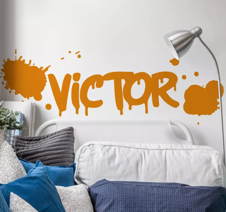 Pointy name Graffiti urban sticker - TenStickers