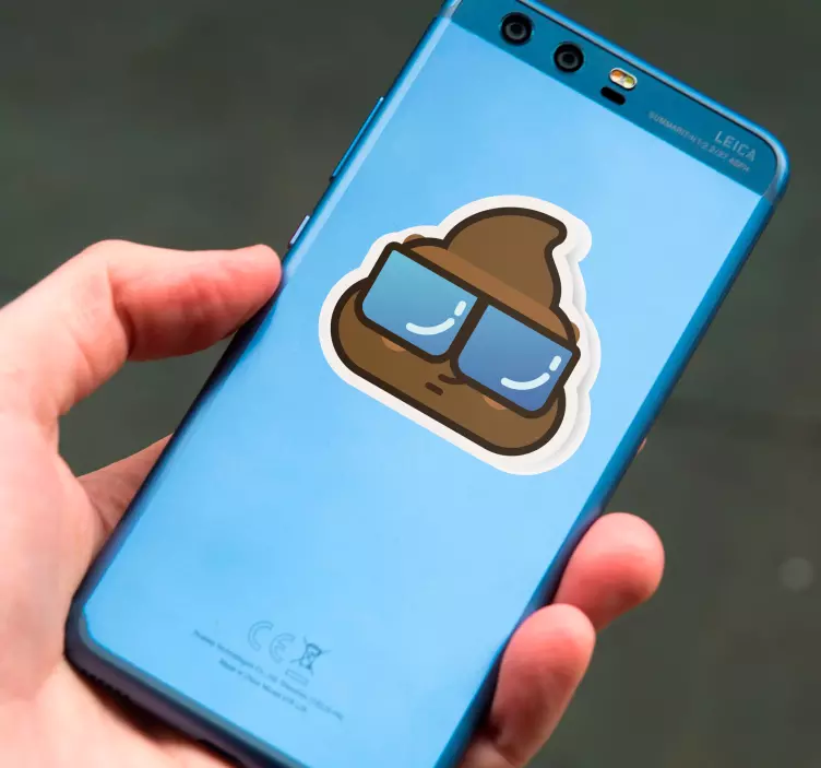 Poo Whatsapp Huawei Sticker - TenStickers