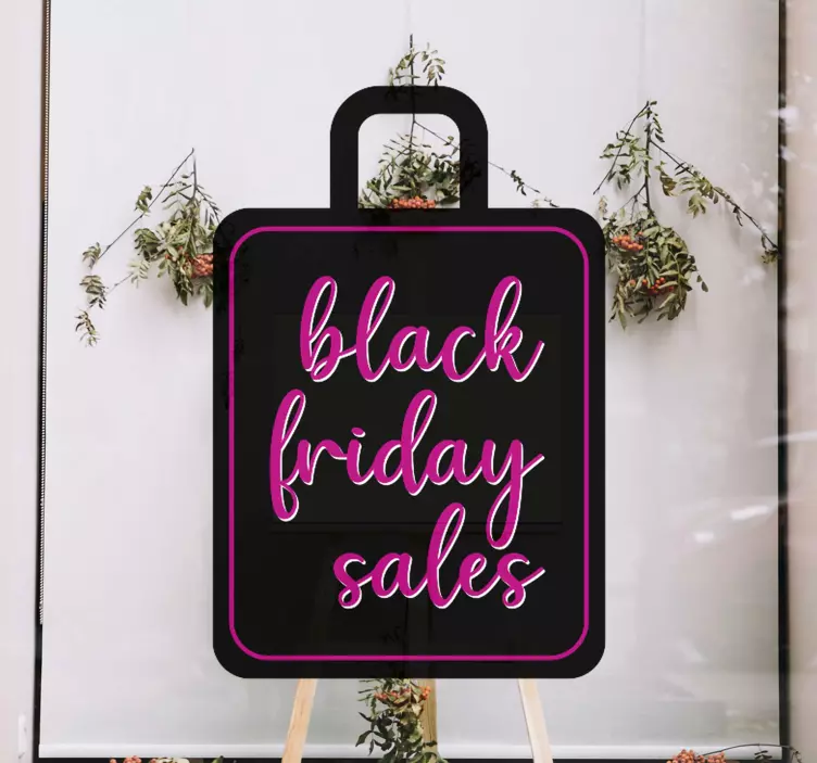Promotional Sale Sign Black Friday sticker - TenStickers