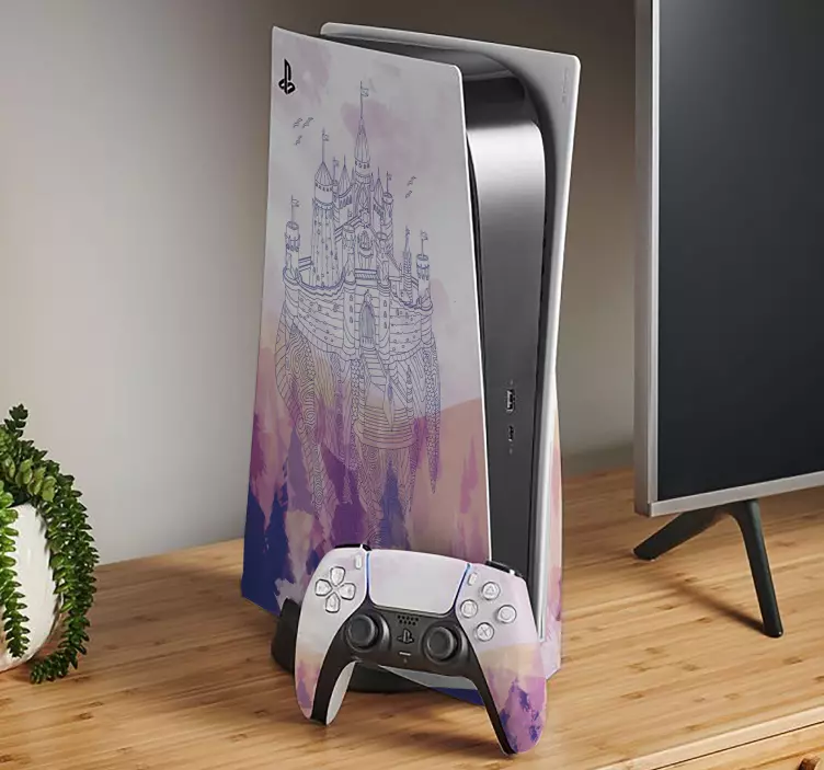 Ps5 skin castle fantasy design - TenStickers