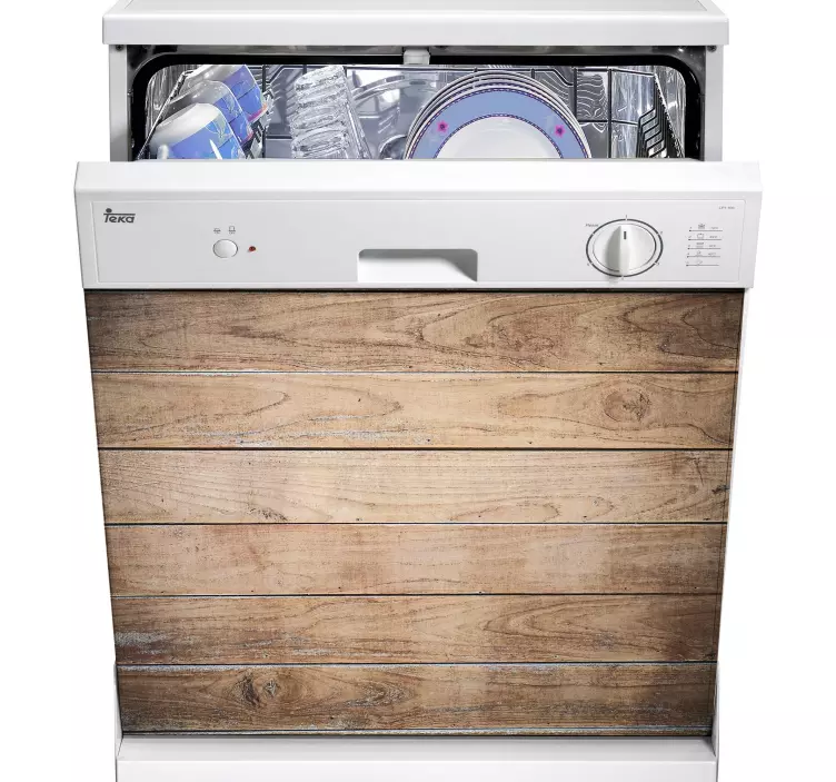 Rustic Dishwasher Sticker - TenStickers