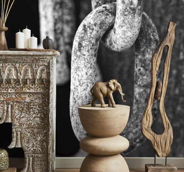 Rusty Chain Links object sticker - TenStickers