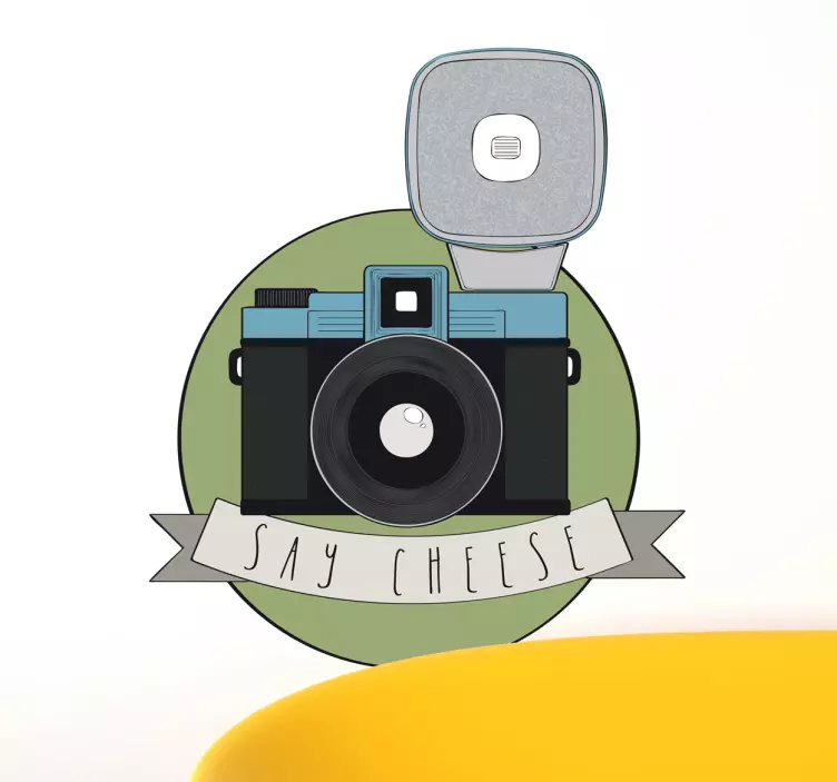 Say Cheese Decorative Sticker - TenStickers