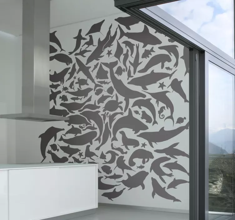 Sea Life Wall Sticker - TenStickers