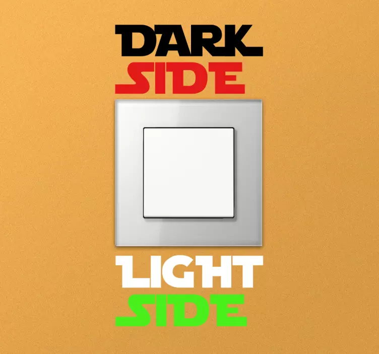 Shadow realm and radiant realm light switch sticker - TenStickers