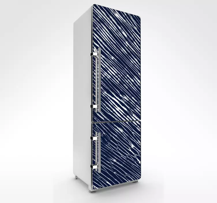 Shibori vinyl refrigerators - TenStickers