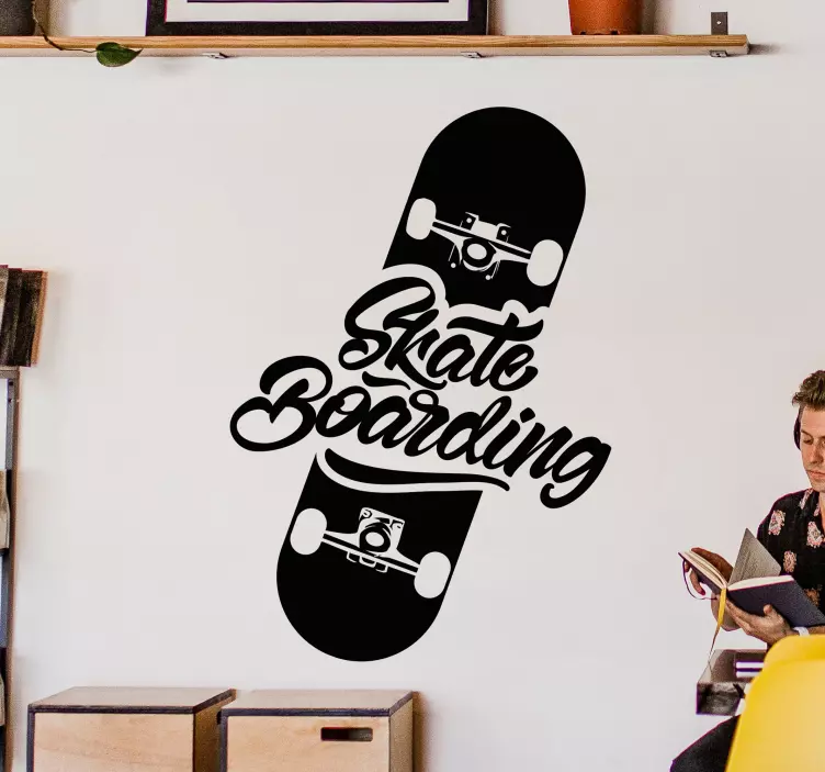 Skate Logo Vintage wall sticker - TenStickers