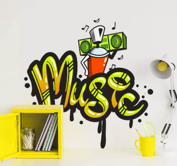 Sound of the city urban decal - TenStickers