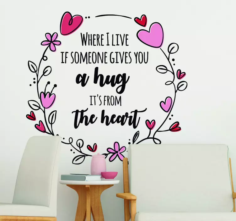 Steve Irwin Hug Living Room Wall Decor - TenStickers