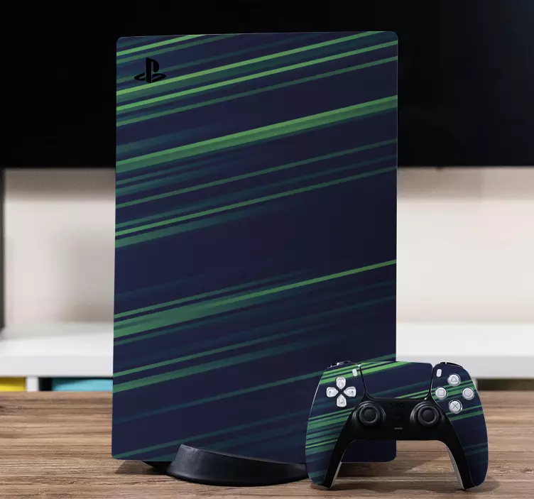 STRIPED GAMING PROTECTOR PS5 skin - TenStickers