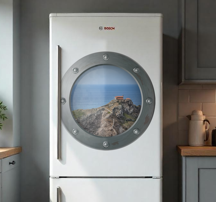 Submarine effect fridge sticker - TenStickers