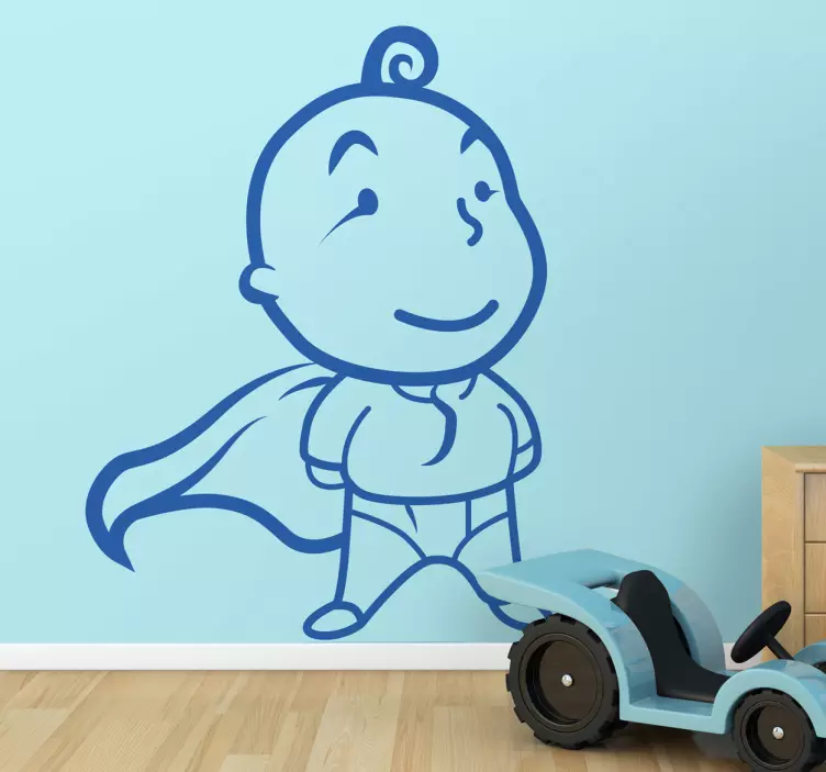 Superbaby Wall Sticker - TenStickers