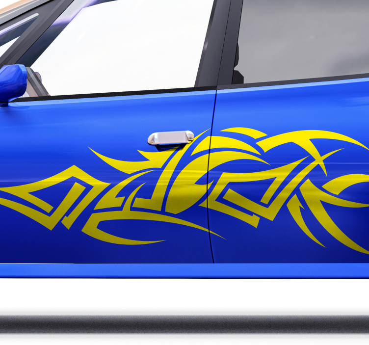 Tribal decoration Car Sticker - TenStickers