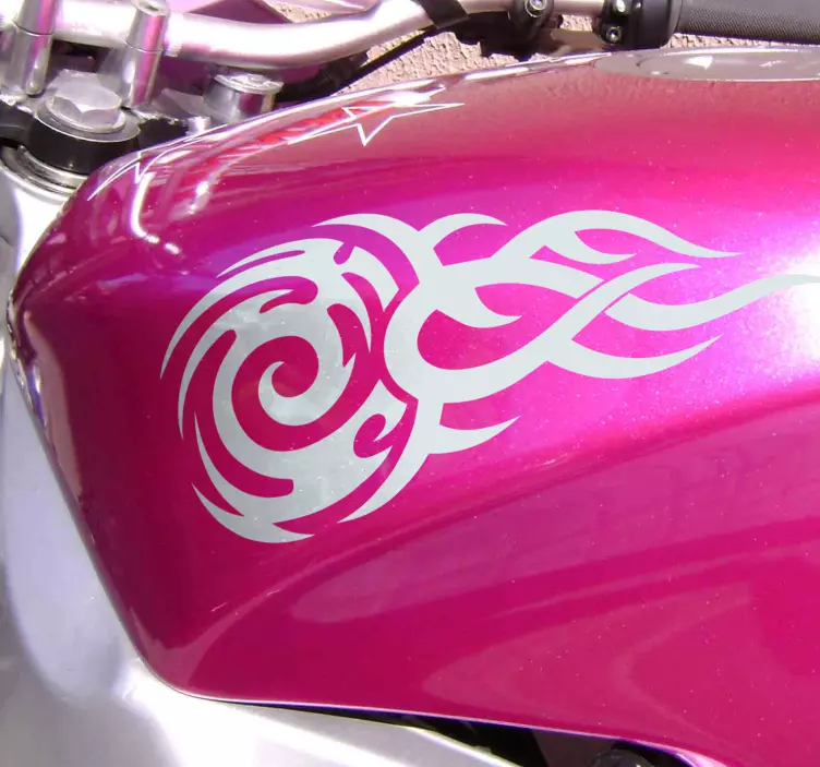 Tribale motorbike sticker - TenStickers