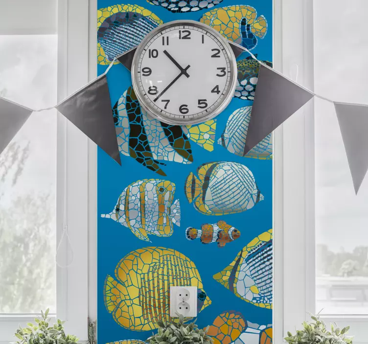 Tropical fish wall sticker - TenStickers