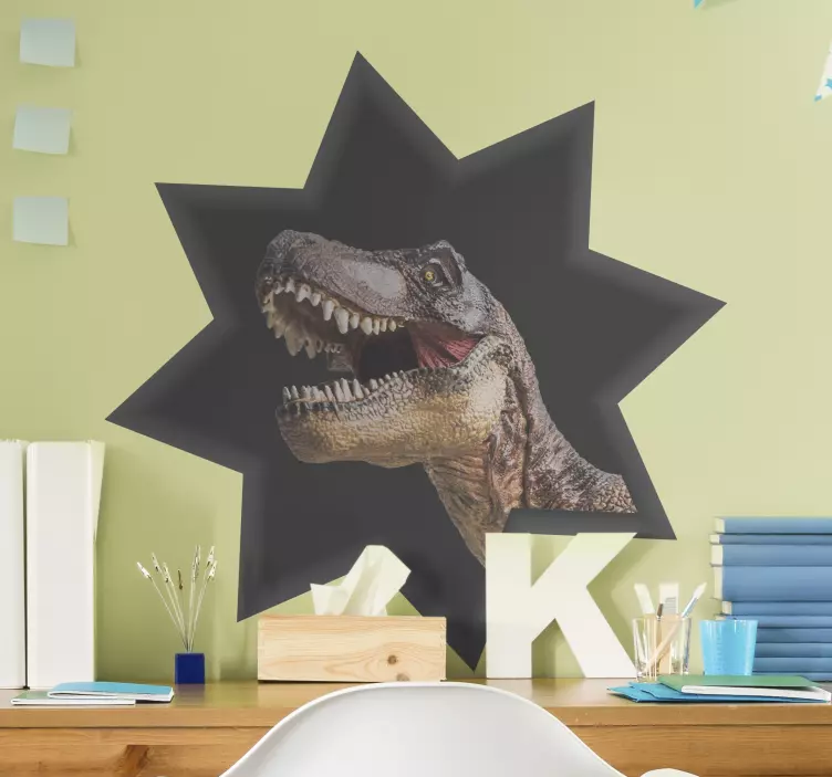 Tyrannosaurus Rex Head sticker - TenStickers