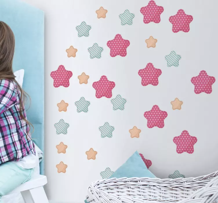 Varied Stars Wall Stickers - TenStickers
