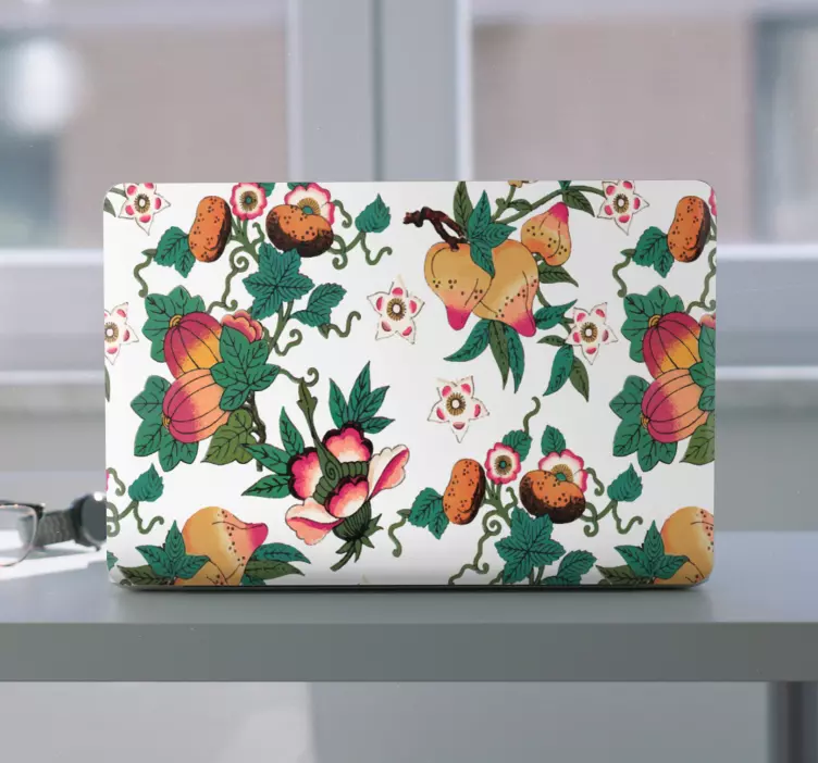 Vibrant Floral Arrangement laptop skin - TenStickers