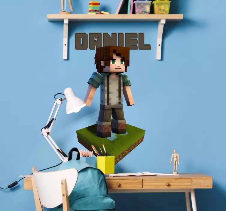 Video game character video gaming wall sticker - TenStickers