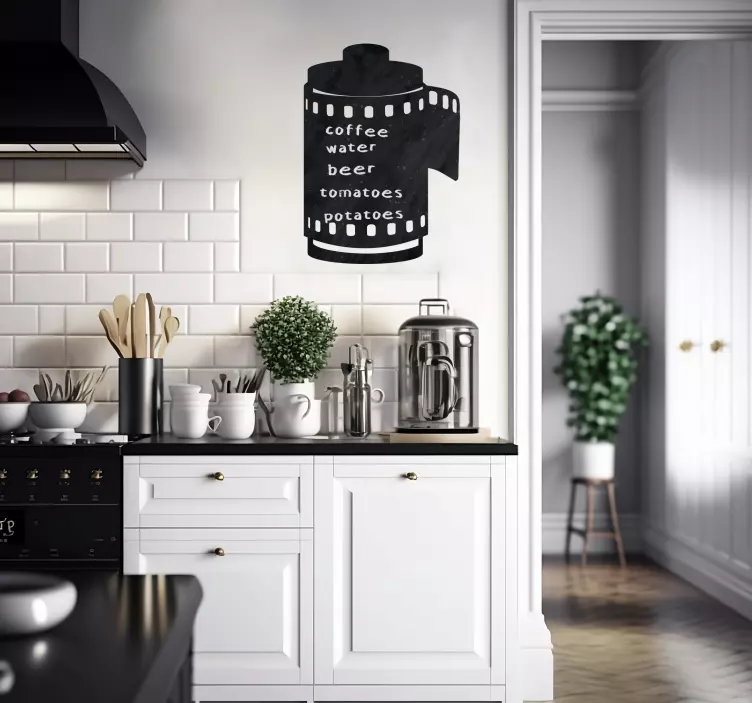 Vintage Photography Blackboard wall decal - TenStickers