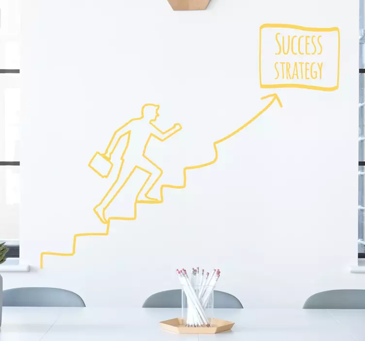 Wall decal quotes for your strategic success journey - TenStickers
