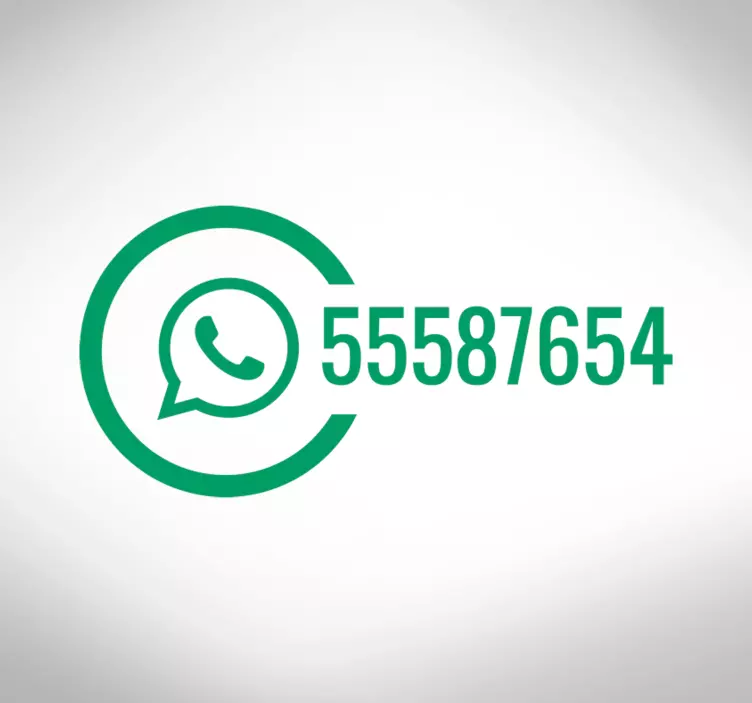 Whatsapp Business Window Sticker - TenStickers