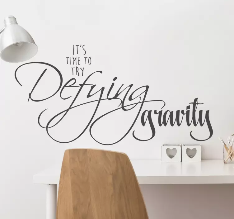 Song Lyric Living Room Wall Sticker - TenStickers