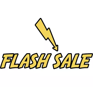 Flash Sale Decorative Sticker - TenStickers